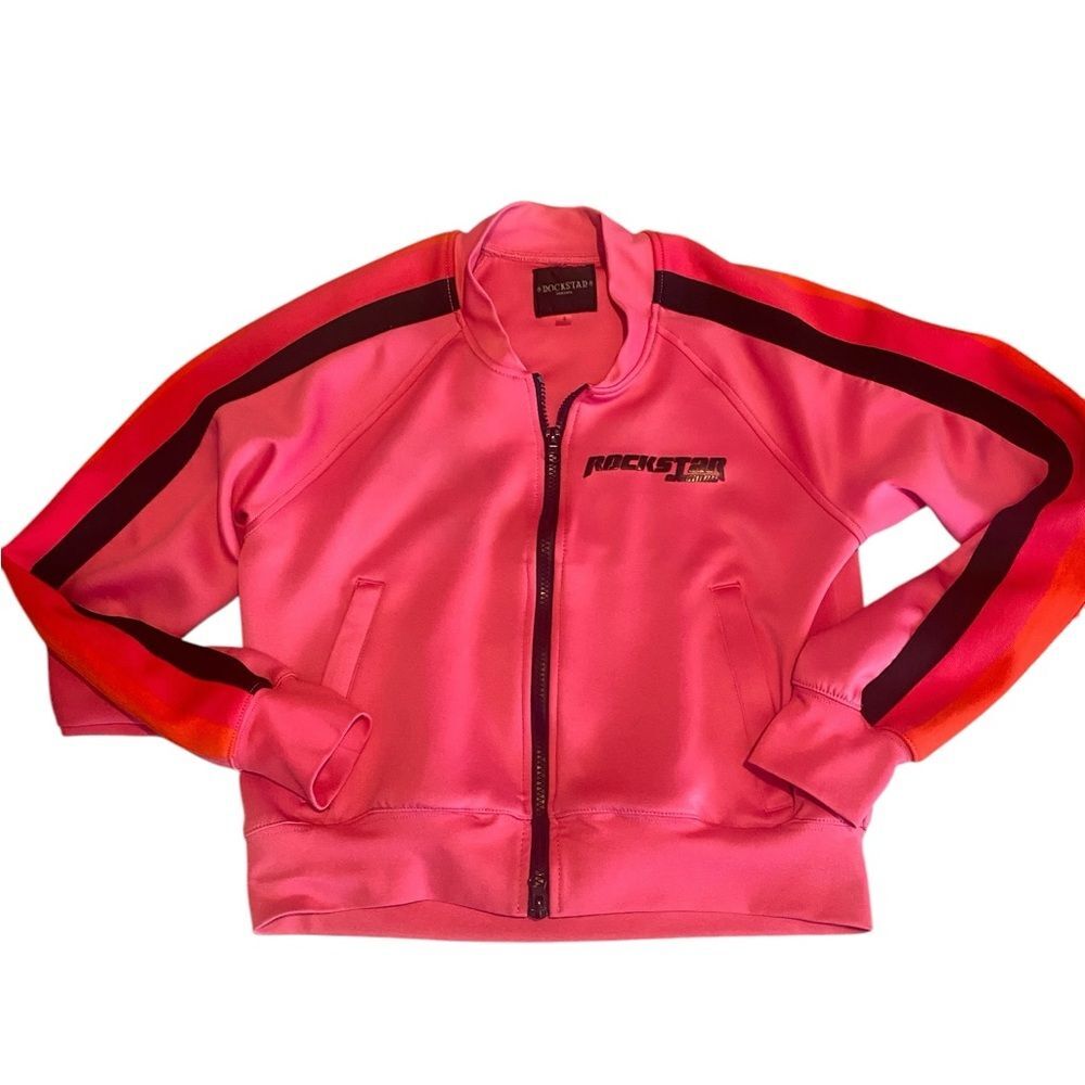 Juniors Rockstar crop jacket | Hot Pink track jacket | Rockstar | NWOT size S.